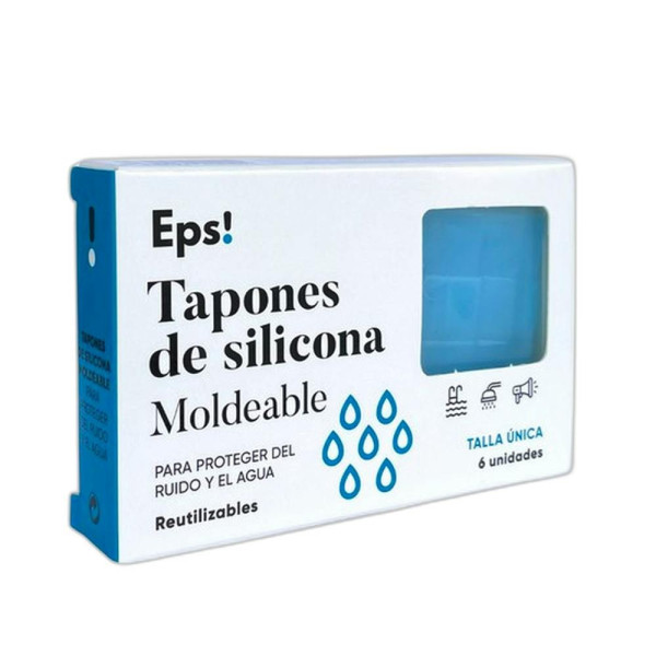 Tapon Oido Silicona Moldeable Eps! 6 Un