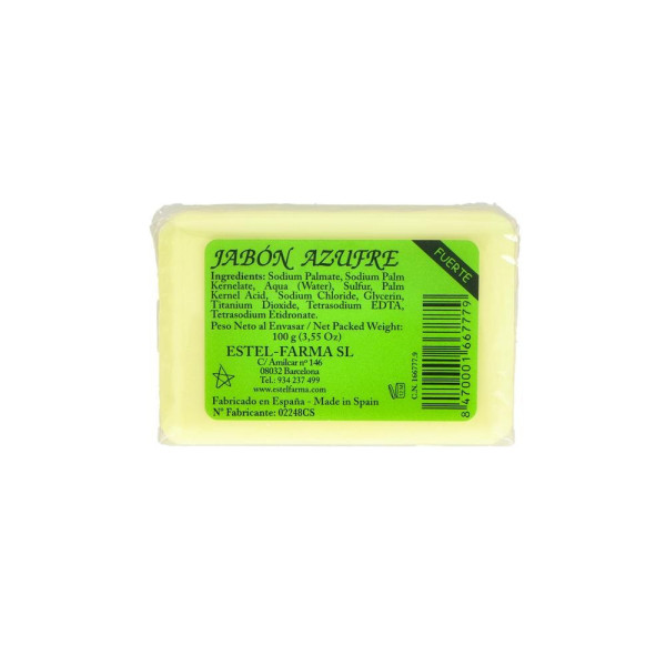 Jabon Azufre Forte 10 % Pastilla 100 G