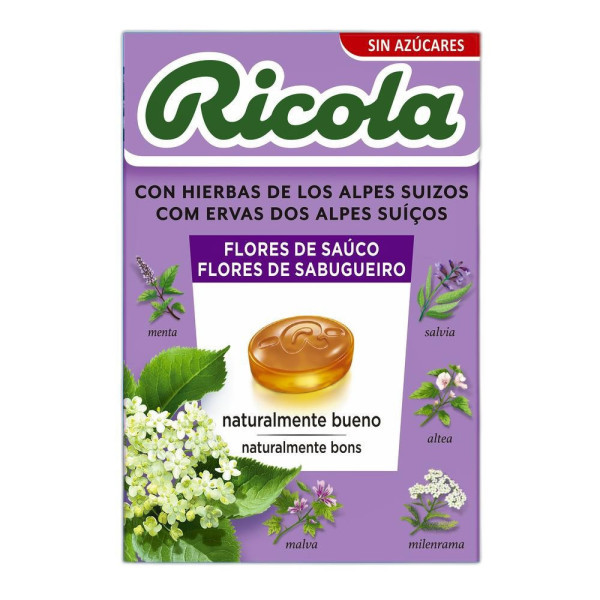 Ricola Caram S/A Flor Sauco 50 G