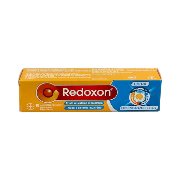 Redoxon Extra Defensas Vit C + Zinc 15 Comp Eferv Naranja