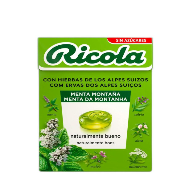 Ricola Caram S/A Menta Montaña 50 G