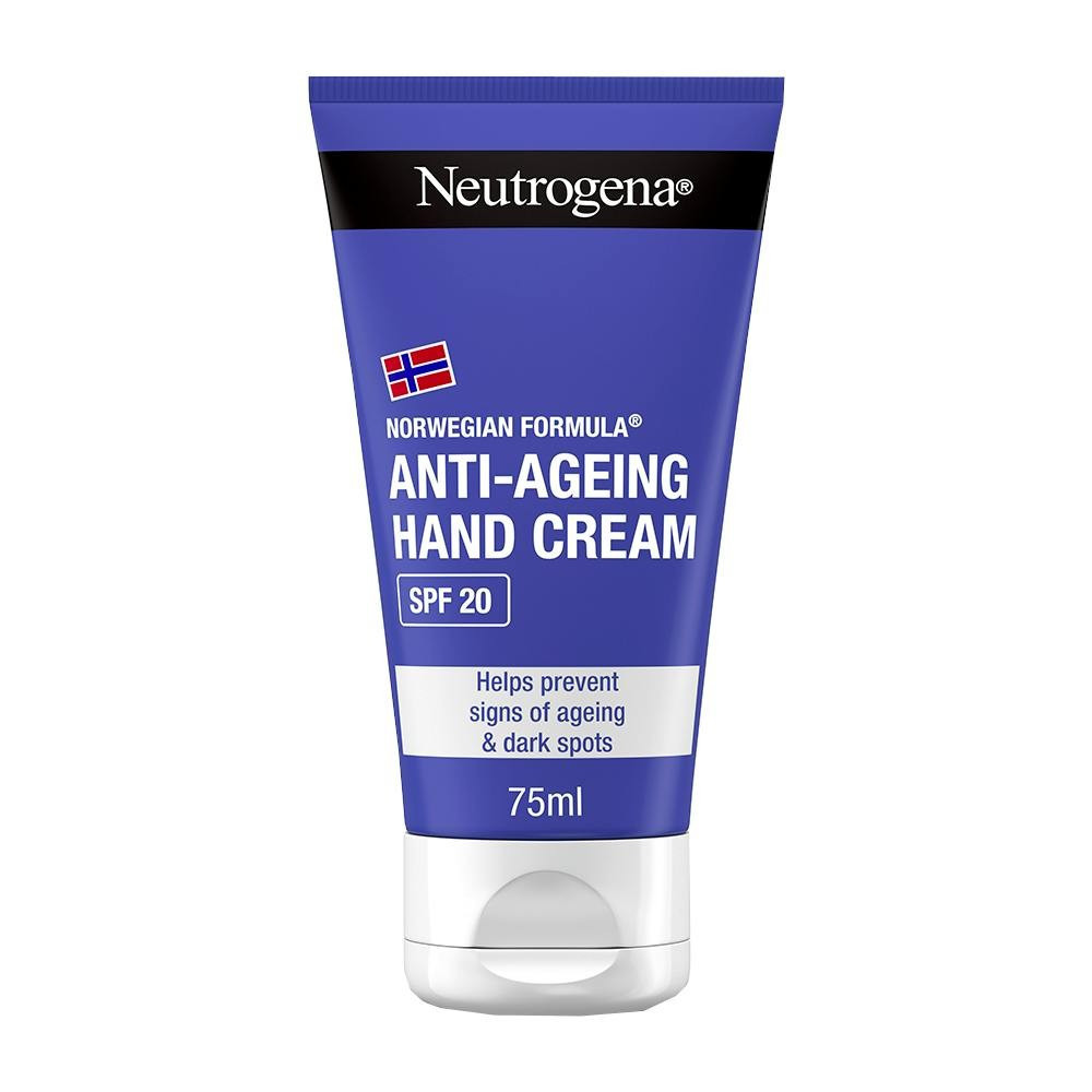Neutrogena Fórmula Noruega Crema de Manos Antiedad, Elasticidad Intensa SPF 20, 75 ml
