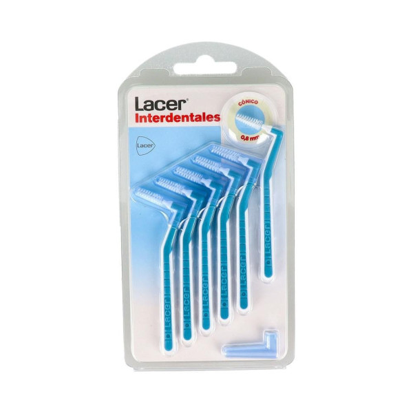 Cepillo Interdental Lacer Conico Angu Azul 6 U