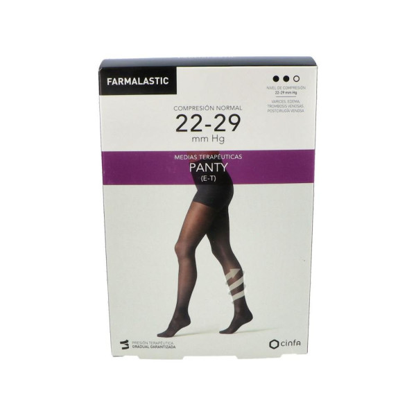 Panty Farmal Nor C/Punt Negro T/Reina 24-25 Cm 1 Un