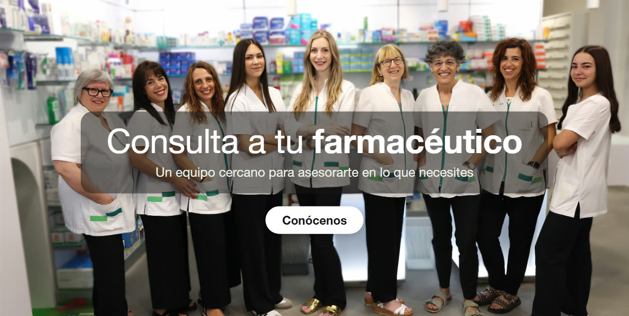 Consulta a tu farmac&eacute;utico. Un equipo cercano para asesorarte en lo que necesites. Con&oacute;cenos.